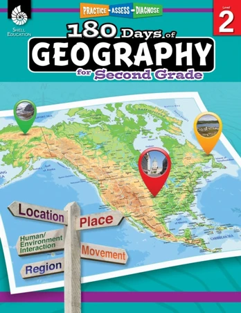 180 Days™: Geography for Second Grade