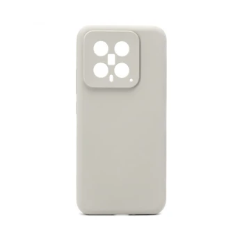 Prijunkite „Xiaomi 14 Premium Magsafe Soft Touch“ silikoninį dėklą, pilką