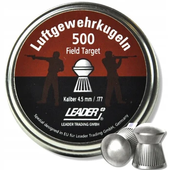 Šratai Coal Luftgewehrkugeln Field Target 4,5 mm 500 vnt