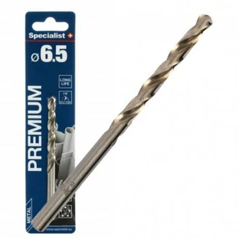 Metalo grąžtas SPECIALIST+ Premium, 6,5 mm, HSS
