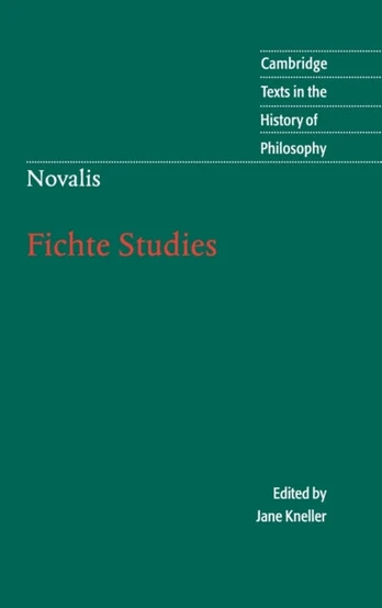 Novalis: Fichte Studies