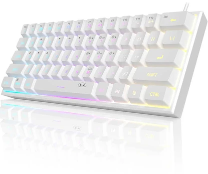 Klaviatūra Magegee TS91 Baltas, RGB, US