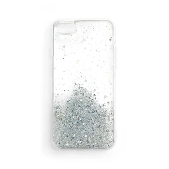 Blizgus TPU dėklas Wozinsky Star Glitter Xiaomi Redmi Note 9T 5G permatomas