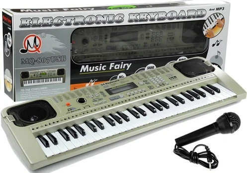 Elektrinis pianinas su mikrofonu Lean Sport Music Fairy