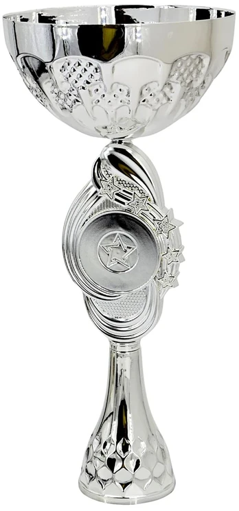PUCHAR METALOWY Sidabrinis 28,5CM TRYUMF