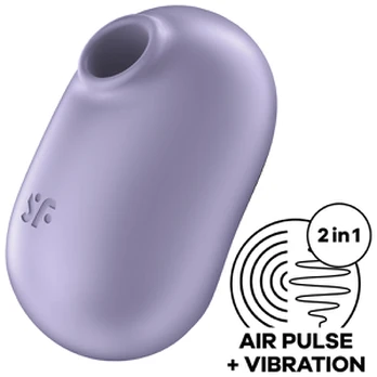 SATISFYER PRO TO GO 2 – dvigubas stimuliatorius (violetinė)