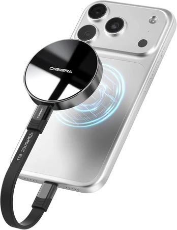 Kietasis diskas DIGIERA išorinis magnetinis SSD diskas 1 TB USB-C 3.2 Gen 2x2 LPS2000M