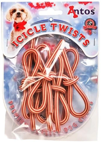 ANTOS Twists kaspinėliai skanėstai šunims 68g