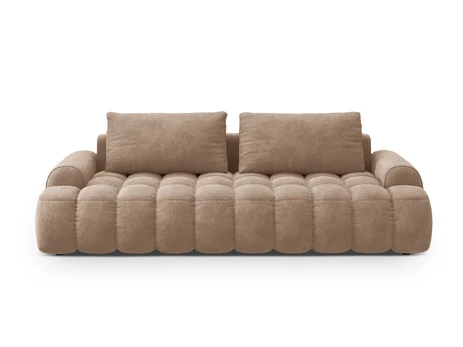 Velvet Sofa With Bed Function And Box, "Linz", 4 Seats, 250x100x84 Made in Europe