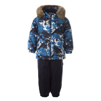 Huppa Žieminis komplektas AVERY, Blue Pattern/ Navy, 92