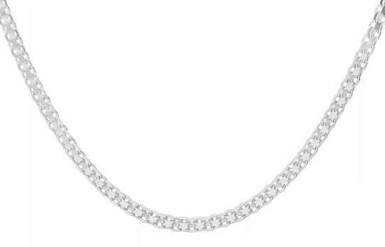 Sidabrinė moteriška grandinėlė, sidabro 925 praba, 50 cm ilgio