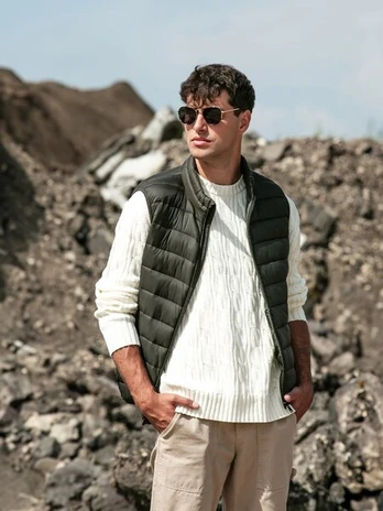 Vyriška liemenė Larte Milano, juoda