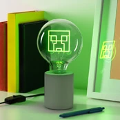 Minecraft Creeper - Led Neon Bulb Lamp kaina
