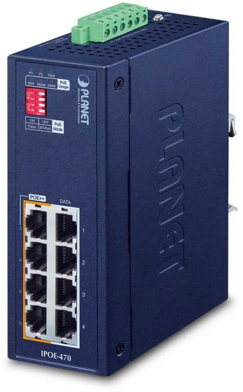 Šakotuvas Switch Planet IP30 Industrial 4-port