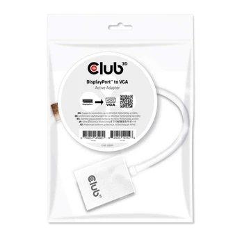 Adapteris AV Club 3D 0,2m balta (CAC-2003)