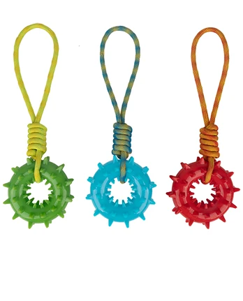 Pawise Play-N-Tug Ring žaislas šunims, 1 vnt