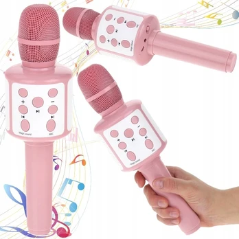 Mikrofonas vaikams belaidis karaoke žaislas garsiakalbis bluetooth usb