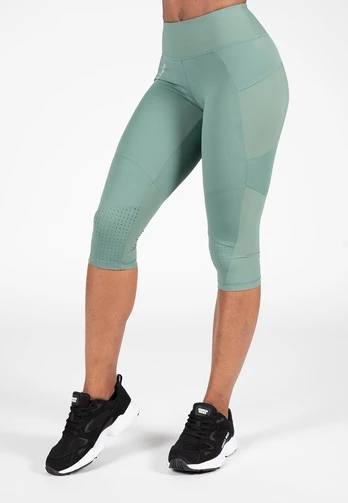 Gorilla Wear Monroe Cropped Leggings - Green