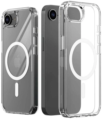 Dėklas Araree Duple M MagSafe do iPhone 16e przeźroczysty