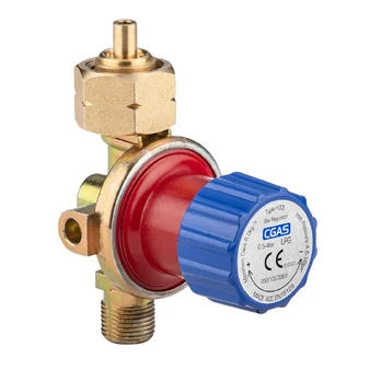 Gas regulator with pressure regulator. (max 4 bar, 8 kg/h)
