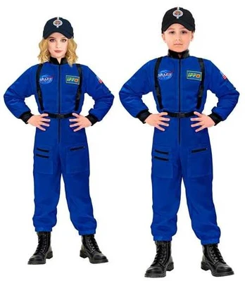 Widmann Blåt Astronaut kostume