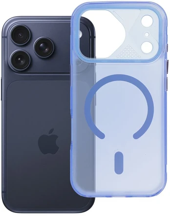 Oem Case for iPhone 17 PRO Aurora compatible with MagSafe mėlynas