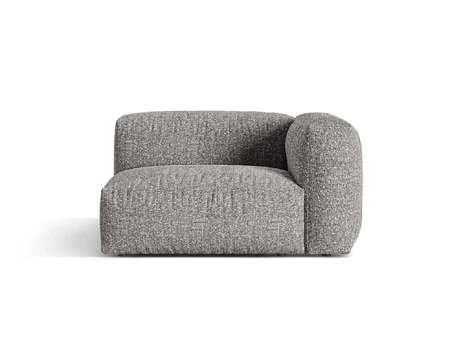 Boucle Modul Right, "Martina", 1 Seat, 120x106x75, Graphite