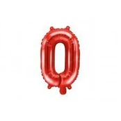 Folinis balionas Raidė "O" 35 cm, raudonas