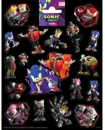 Globos Europe Bv Sonic Prime klistermærker