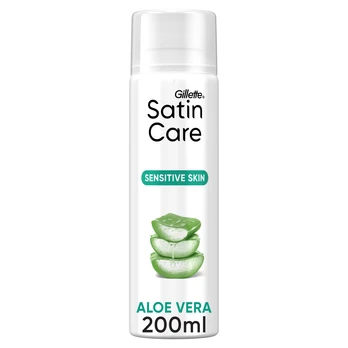 Skutimosi gelis Gillette Satin Care Sensitive, 200 ml