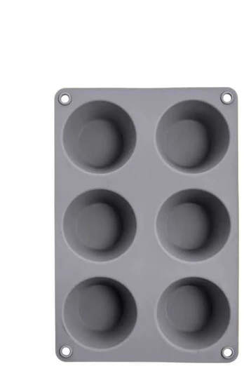 Cometic PAN MUFFIN SILICON 6 CUPS 23.7X16X3CM