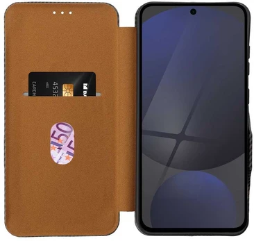 FOLIO Side Magnet dėklas XIAOMI REDMI NOTE 14 rudas