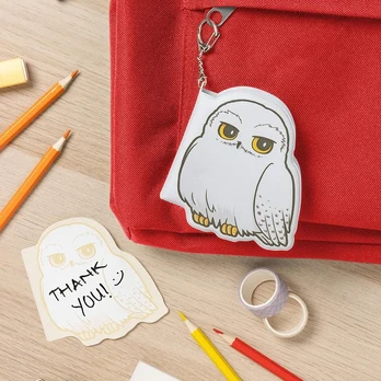 Paladone Harry Potter Mini Puffy Notepad Keyring - Hedwig / Harry Potter brelok - mini notatnik - Hedwiga
