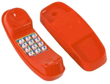 Vaikiškas telefonas, raudonas kaina