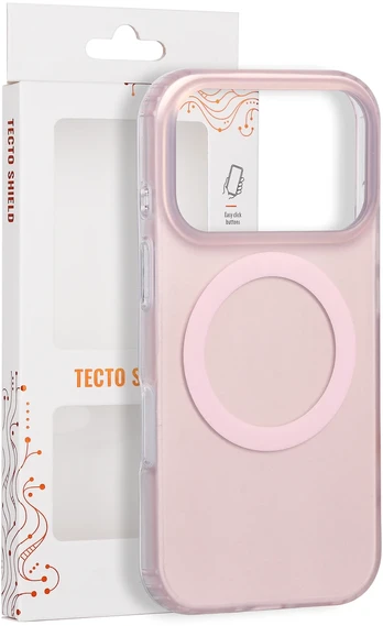 Dėklas Telforceone Tecto Shield Mistiq Mag case for iPhone 17 Pro 6,3' / 18 Pro 6,3' pink