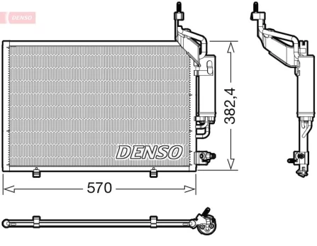 Kondensatorius, oro kondicionierius DENSO DCN10050
