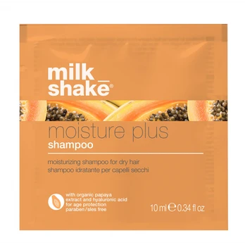 Šampūno mėginukas| Milk Shake - Moisture Plus, 10 ml