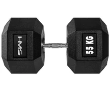Hantelis HMS Hex Pro - 55 kg kaina