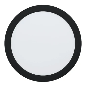 Išmanus įleidžiamas LED šviestuvas EGLO FUEVA-Z IP44, 16,5W 2700-6500K 2100lm juodos sp, Ø21,6cm,APP