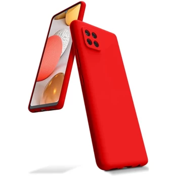 Dėklas Mercury Silicone Case Samsung A225 A22 4G raudonas
