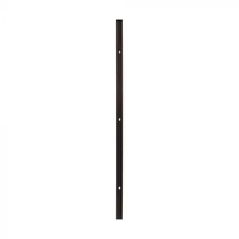 Magnetinių sistemų paviršinis bėgelis ULTRA THIN, juodas, 1m