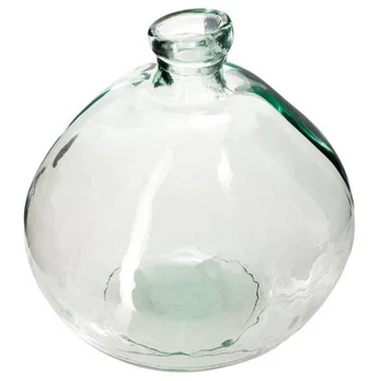 Glass Perdirbto stiklo vaza 35 cm, skaidri
