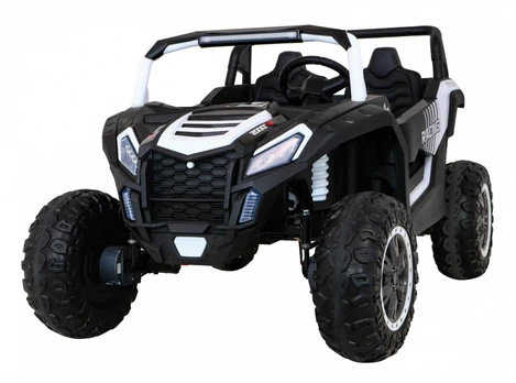 Elektromobilis Bagis ATV Racing 4x4 baltas