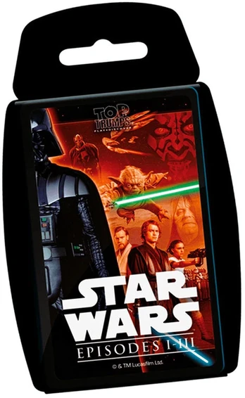 Eleven Force Spanish game Star Wars classic Top Trumps