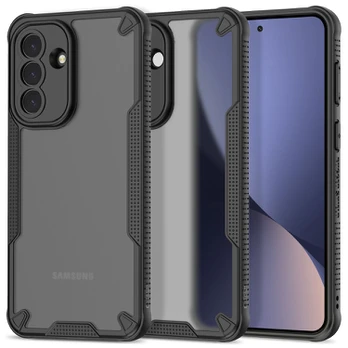 Matinis juodas dėklas Samsung Galaxy A57 5G telefonui "Tech-Protect Rugged Shield"