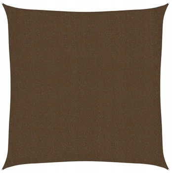 Apsauginis nuo saulės burė, 160 g/m², ruda, 3,6x3,6 m
