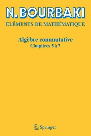 Algebre commutative