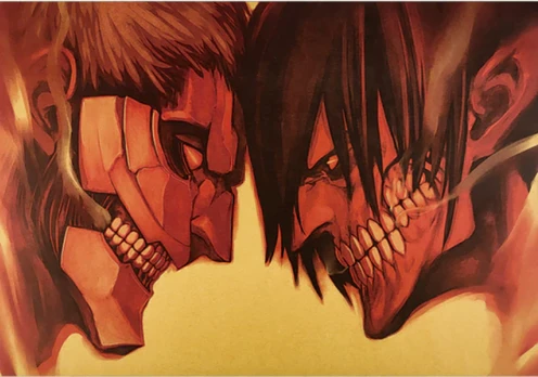 Plakatas Attack on titan
