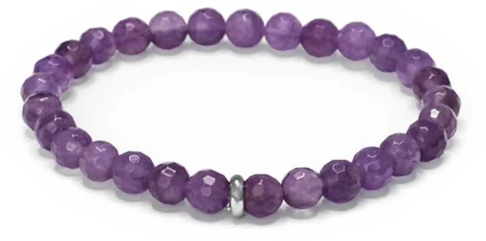 Beneto Amethyst bead bracelet MINK153/17