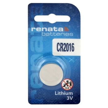 Baterija - Renata CR2016 3V Ličio Mygtukinis Elementas 104mAh